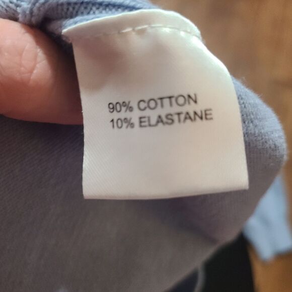 Castle of Ireland Zip front sweater. Baby blue. SZ 12 - Picture 7 of 8